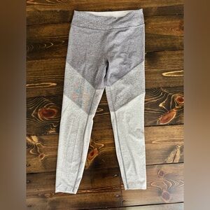 Outdoor Voices Grey Color Block Leggings